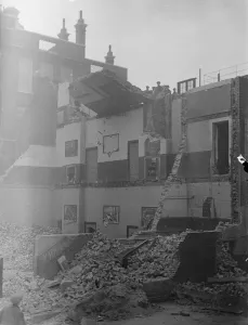 Demolition work to make way for ? 40, 000 centre at Toynbee Hall. Demolition work