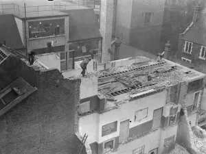 Demolition work to make way for ? 40, 000 centre at Toynbee Hall. Demolition work