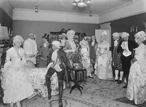 Eccentric Collection: The Devonshire House Ball Miss Rose Richards receives her guest at Hyde Park