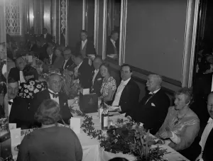 Guests Prints: Dinner in honour of Mr Frank Clark, retiring Conservative Member of Parliament for
