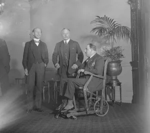 Three Prints: Distinguished Soldiers at the Savoy Earl Haig and General Sir Ian Hamilton on Friday