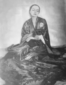 Art Deco Glamour Prints: Dog Worth Ten Times Its Weight in German Bank Notes Mme Genia Neumann, a wealthy