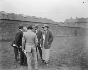 Doncaster St Leger meeting. Mrs Sofer Whitburn, the leading racehorse owner. 13