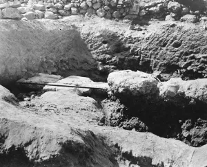 Doorway of a Byzantine house from the Palestine excavation 1924