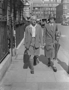 Eccentric Prints: Dr A C Jordan, Advocate of Shorts for men, is seen arriving at his consulting