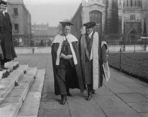 Framed Print : Dr James Loeb and the Bishop of Bangor receive honorary degrees at Cambridge. Dr Framed Print : Dr James Loeb and the Bishop of Bangor receive honorary degrees at Cambridge. Dr