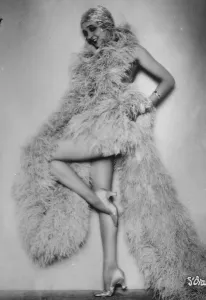 Glamour Prints: Dress that started a boom. Mlle Maria Ley, whose appearance in the costume seen