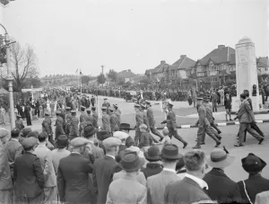 Parade Prints: Drumhead Service held at Orpington, Kent. 1939