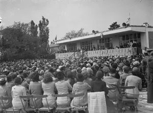 Sitting Prints: The Duchess of Kent opens the new wing at the Livingstone Hospital. 18 May 1938