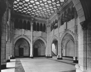 Canadian Prints: The Duke of Devonshire opens new parliament at Ottawa The main hall ( Loggia ) 16
