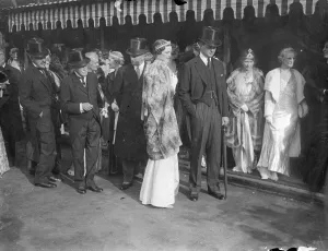Duke and Duchess of Marlborough leave after Opening of Parliament. The Duke
