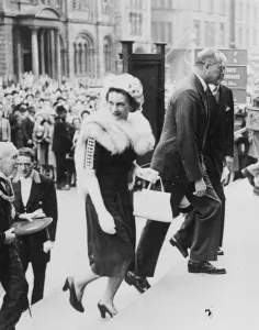 Exhibition Prints: The Duke of Gloucester accompanied by the Duchess, opened the Enterprise Scotland