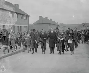 Duke of Kent opens new housing estate. The Duke of Kent opened the Hampstead Council s