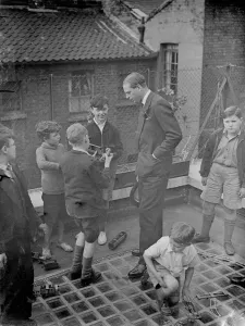 Duke of Kent visits Battersea Settlement. The Duke of Kent visited the Katherine