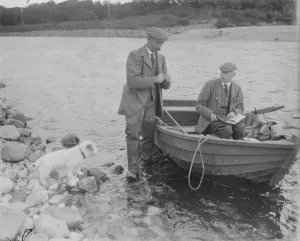 Leisure Prints: Duke of Richmond Salmon Fishing in Scotland Duke of Richmond choosing a fly 26