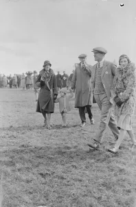 1930s 1930s Nineteen Thirties 30s 30s Prints: The Duke of Rutlands hunt point to point races at Long Clawson, near Melton Mowbray