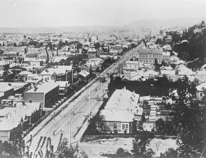 Dunedin, New Zealand ( looking south ). 13 April 1922