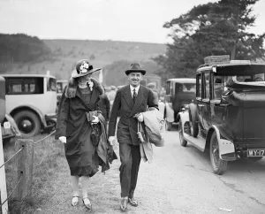Hats Prints: Earl of Pembroke at Goodwood Racecourse. 1927