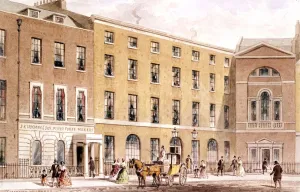 England Prints: The east side of Soho Square, London