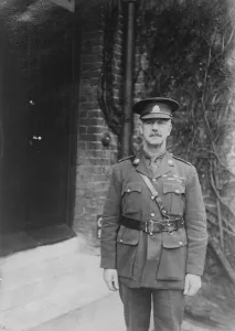 Military Prints: East Surreys oldest soldier retiring. Major J J Pope, the oldest serving soldier