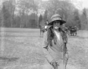 Fur Collar Prints: An Easter meet of the Duke of Beauforts Hounds was held at Cirencester, Gloucestershire