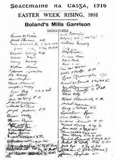 Easter Rising 1916 Collection: Easter Week Rising, 1916. Bolands Mills Garrison