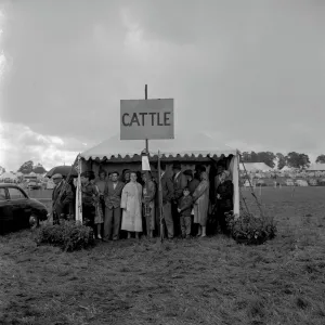 Farming Prints: The Edenbridge and Oxted Show - 2 August 1960 Herded together like... Spectators
