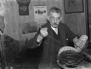 Edward Bailey, the saddler from Farningham, Kent. 1937