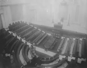 Egypts new Parliament House. A general view of the interior of Egypts fine