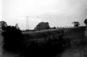 Pylon Prints: Electricity pylons in Chelsfield, Kent. 1933