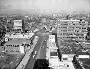 Elephant Eye View Aerial view of the Elephant and Castle new development in Southwark London