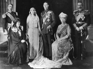 Wedding Prints: Elizabeth Bowes Lyon (Queen Mother) marries Duke of York (King George VI) Wedding