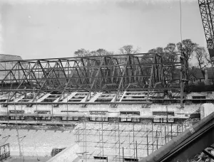 At Eltham the new swimming baths in course of construction. 1938