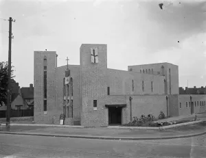 Church Prints: Elthams new catholic church. 1936