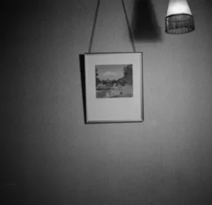 Hanging Prints: An embroided picture of Eynsford bridge, Kent. 1936