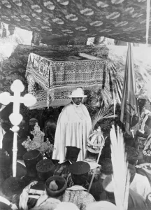 Emperor of Abyssinia and his family exiled in jerusalem. The Emperor of Abyssinia
