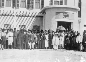 Emperor of Abyssinia and his family exiled in jerusalem. The Emperor of Abyssinia