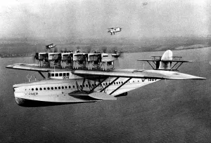 Twelve engines aeroplane - The Do X Flying boat. 1930