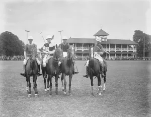 English international polo team for America The English international polo team