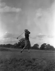 Adult Prints: English ladies Close Golf Campionship at Royal Ashdown Forest Golf Club, Sussex