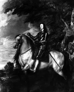 Horseback Prints: Equestrian portrait of Charles 1st by Van Dyck