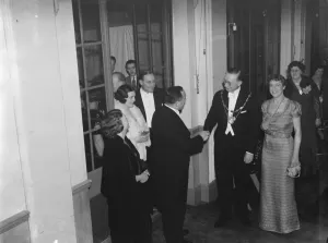 Handshake Prints: The Erith Council Chairmans annual ball. 1937