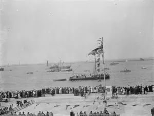 Sails Prints: Erith regatta on the river Themes. 1938