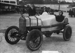 Ernie Campbell racing car at Brookland Surrey 1920
