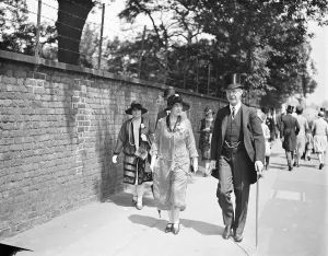 Lords Prints: Eton versus Harrow cricket at Lords Cricket Ground Earl and Countess Bathurse 9