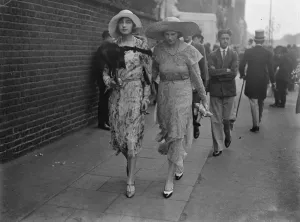 Eton versus Harrow cricket at Lords Cricket Ground Lady Eileen Forbes ( Left )