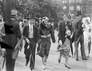 Eton versus Harrow cricket at Lords Cricket Ground Mr Micheal Rowley, Hon Mrs Freffie Cripps