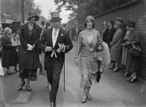Eton versus Harrow cricket at Lords Cricket Ground Sir Henry and Lady Buckingham