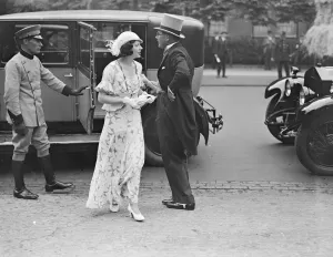 Chauffeur Prints: Eton versus Harrow at Lords. Mr and Mrss D Pechey. 10 July 1931