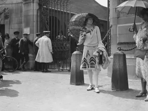 Eton versus Harrow at Lords. Mrs Frederick Isitt 12 July 1929